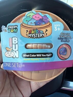 Rainbow Glitter Mystery Squishy Bun